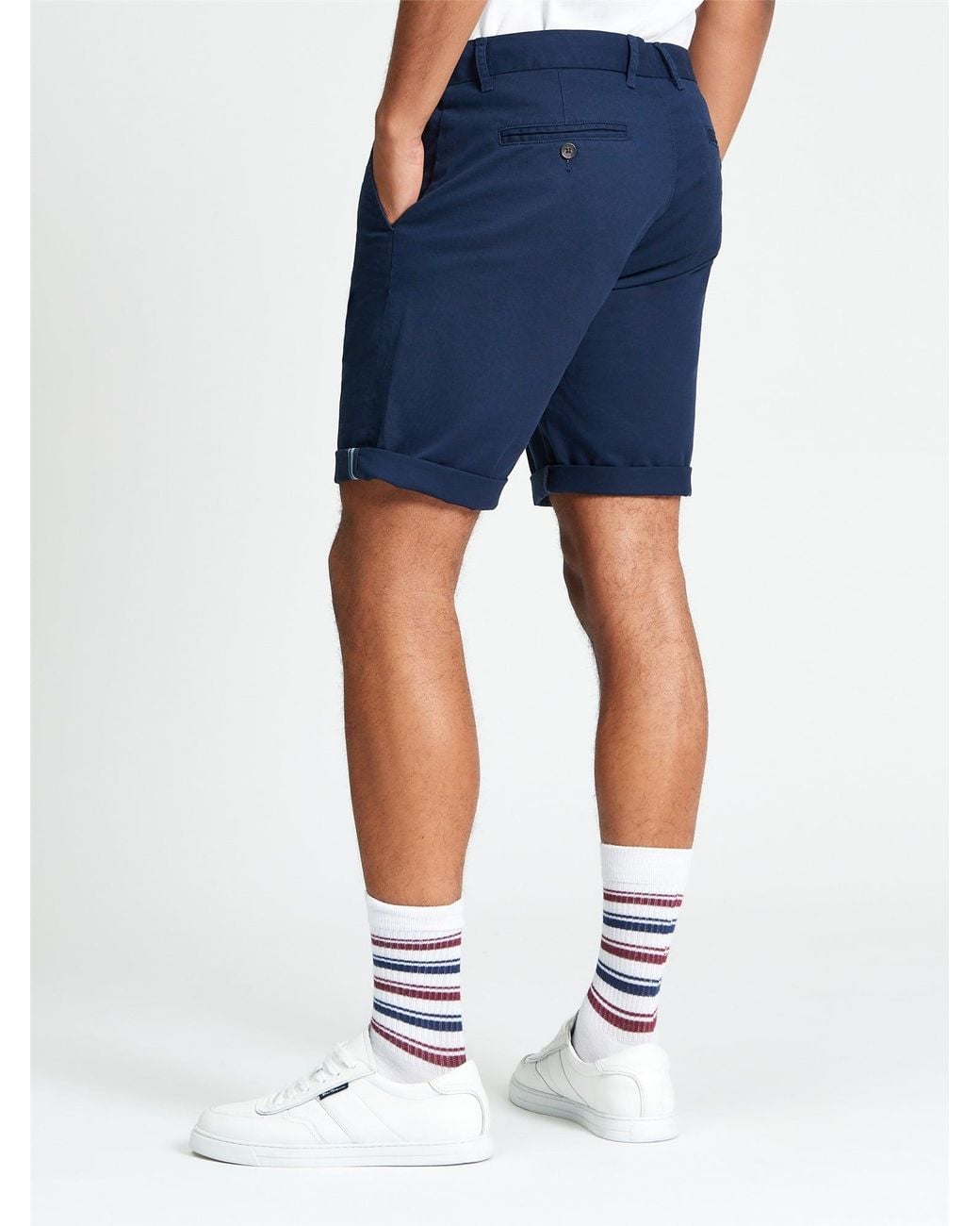 Ben Sherman Blue Signature Chino Short In Dark Navy for men