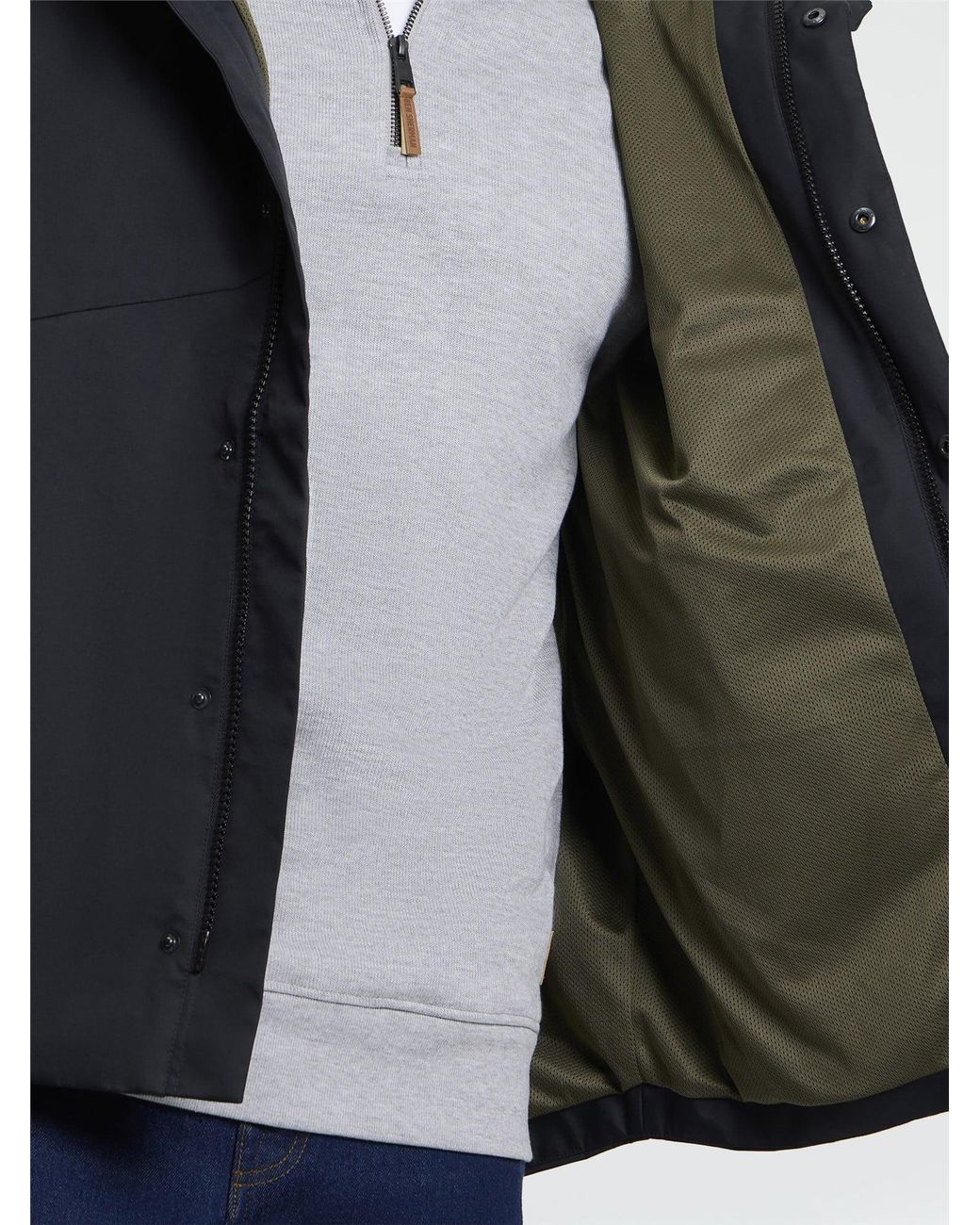 Ben Sherman Blue Uniform Parka In Black for men
