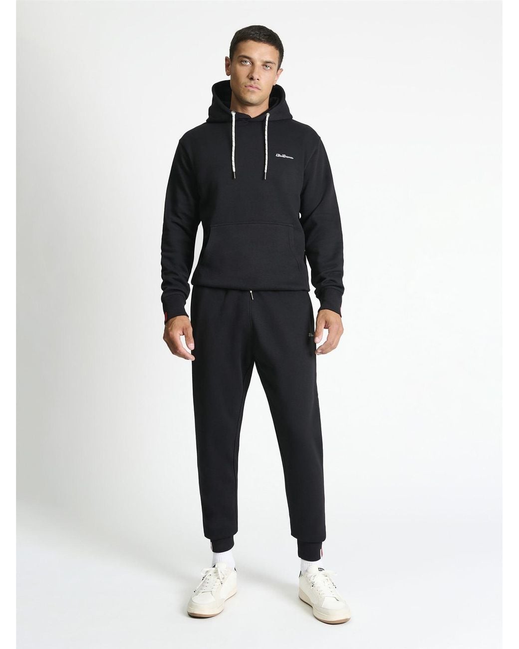 Ben Sherman Blue Signature Hoodie Top In for men