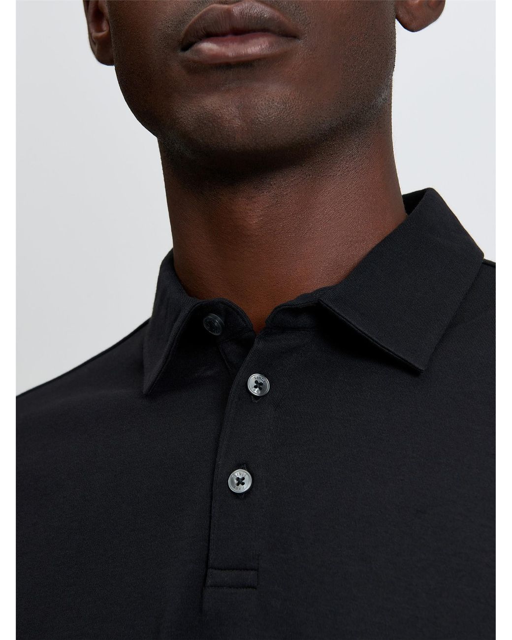 Ben Sherman Blue Short Sleeve Smart Tailored Polo In Black for men
