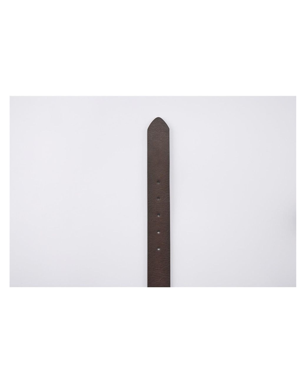 Ben Sherman White Wilsham Leather Belt In Brown for men