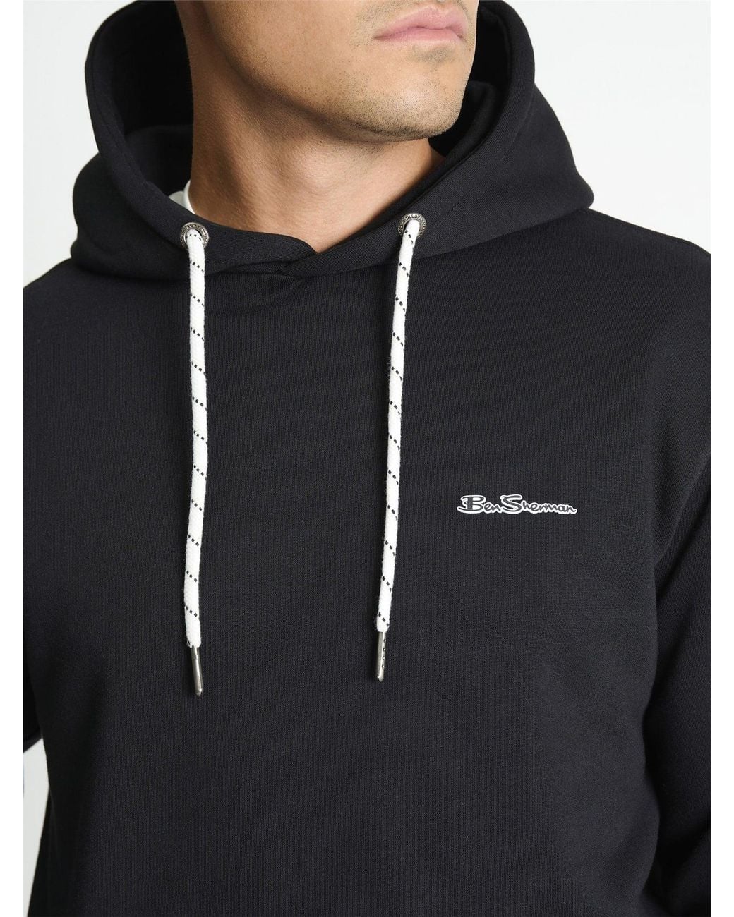 Ben Sherman Blue Signature Hoodie Top In for men