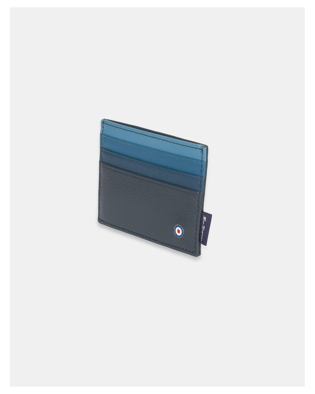 Ben Sherman White Credit Card Wallet & Keyring Gift Set In for men