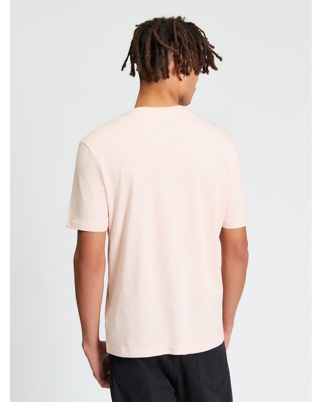 Ben Sherman Multicolor Short Sleeve World Dj Tshirt In Blush Pink for men
