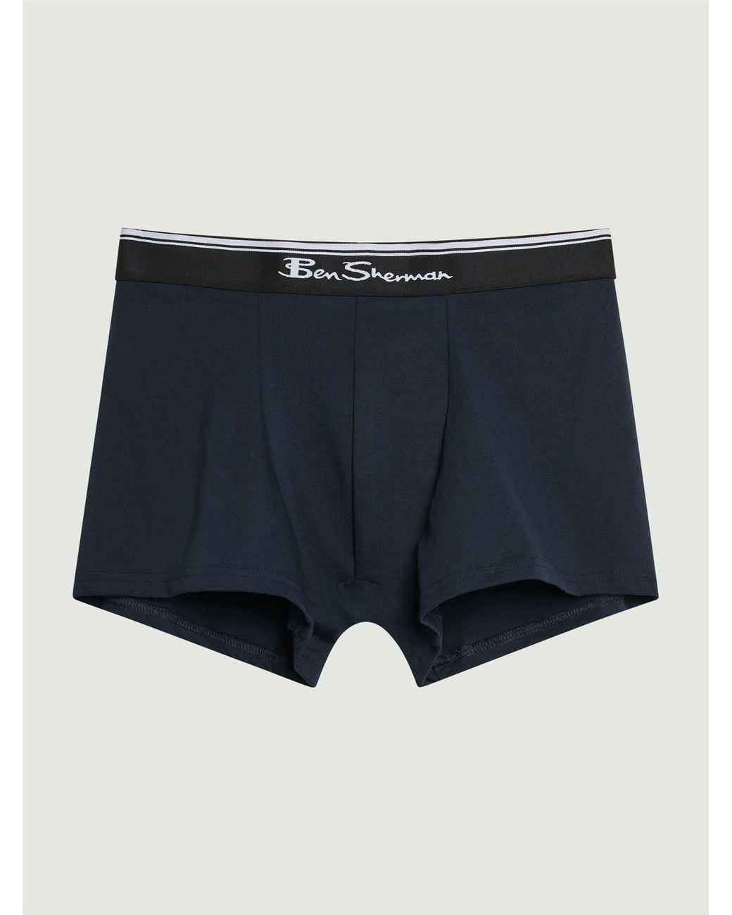 Ben Sherman Green 3 Pack Signature Plain mix Underwear In Assorted for men