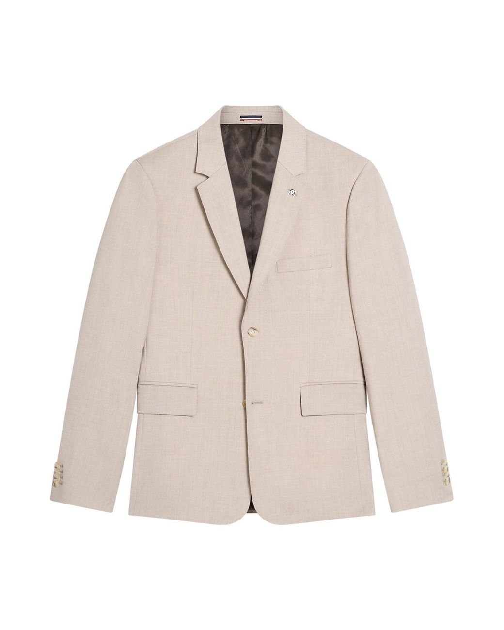 Ben Sherman Natural Signature Twill Jacket In Oatmeal for men