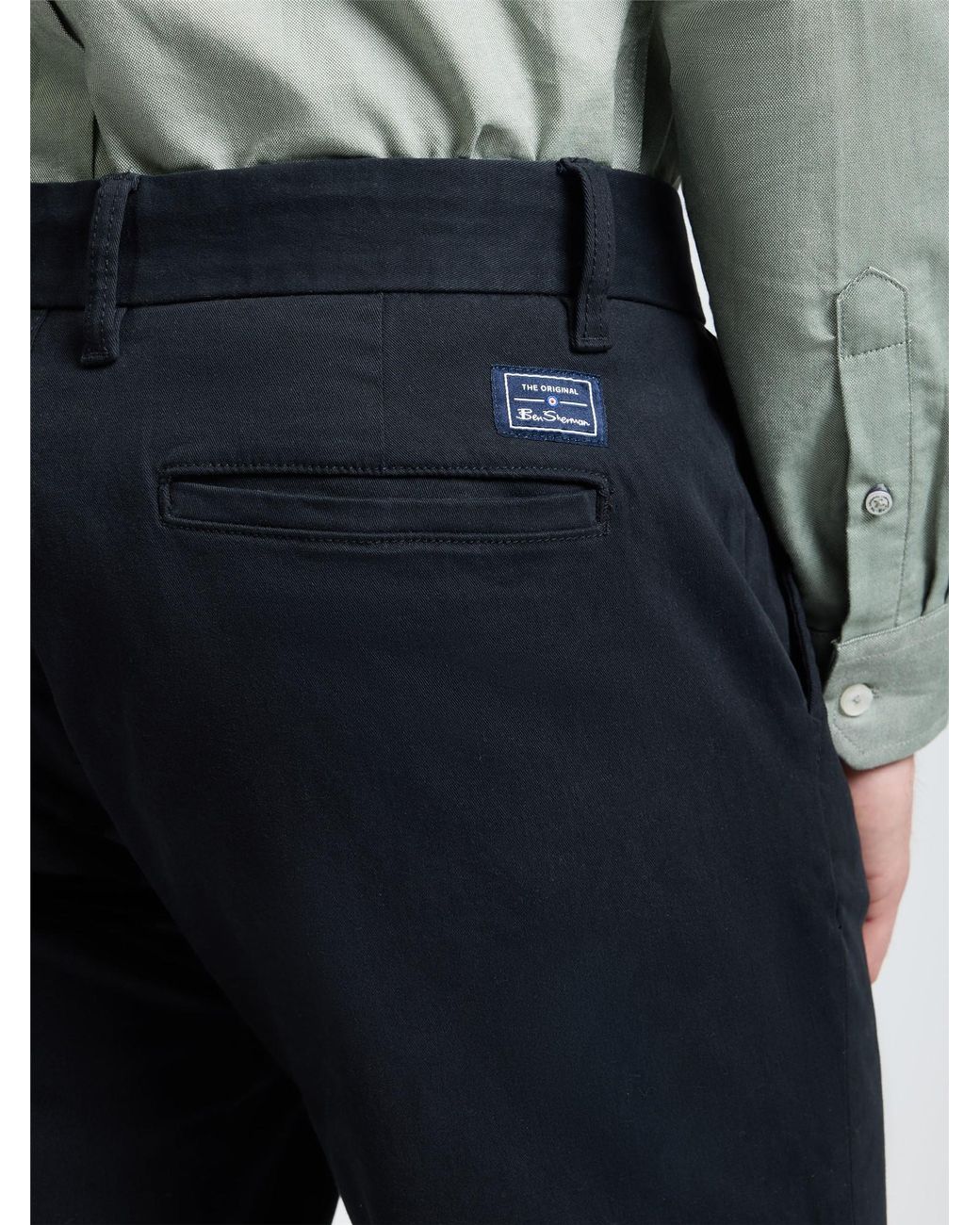 Ben Sherman Blue Slim Fit Chinos In for men