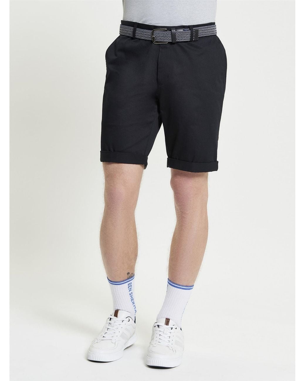 Ben Sherman Blue Signature Chino Shorts In for men