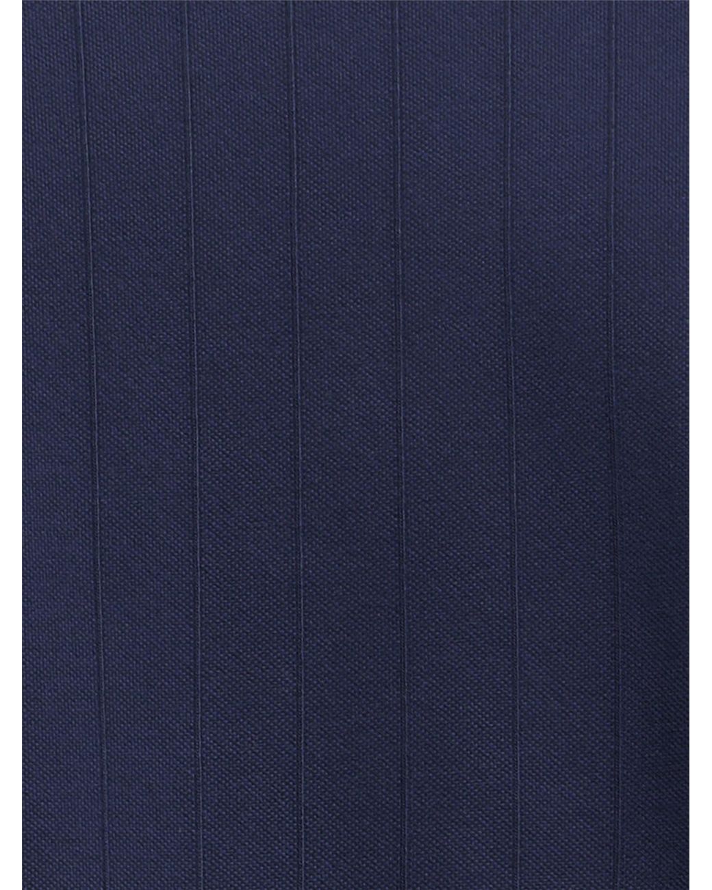 Ben Sherman Blue Short Sleeve Rib Hem Stripe Polo In Dark Navy for men