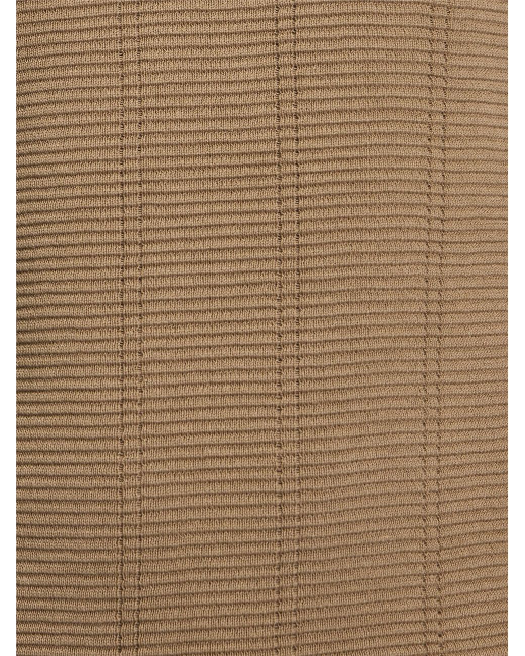 Ben Sherman Natural Short Sleeve Texture Rib Knitted Polo In for men