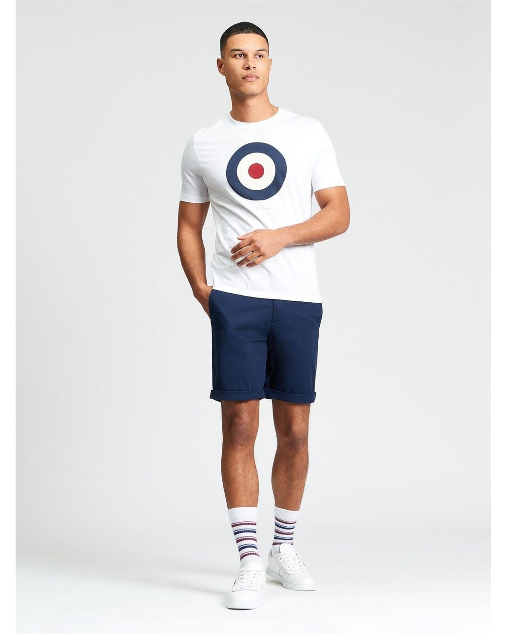 Ben Sherman Blue Signature Chino Short In Dark Navy for men