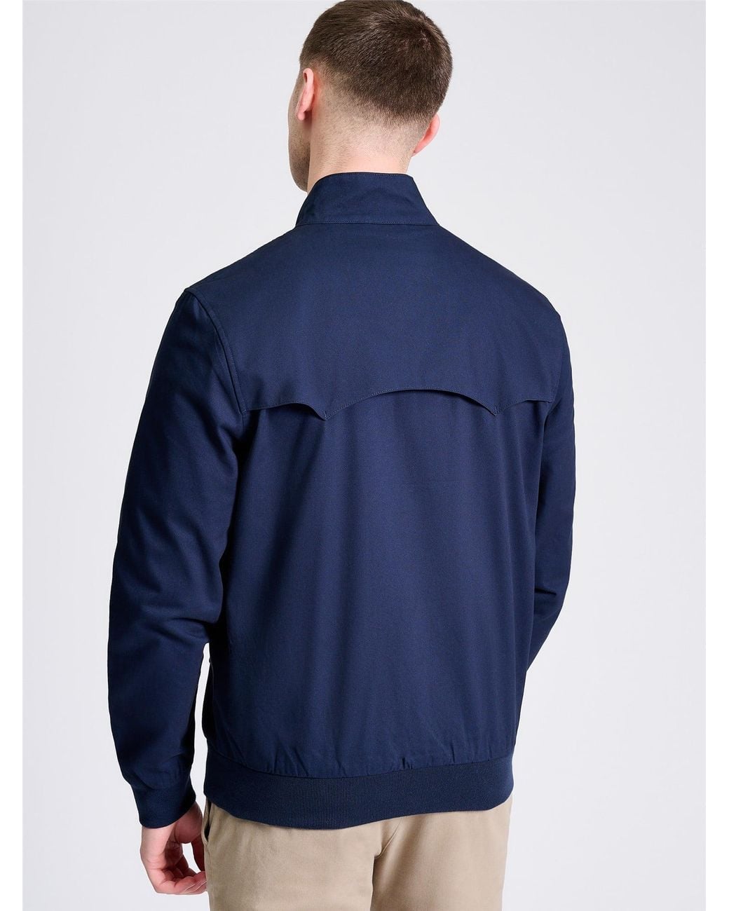 Ben Sherman Blue Rim Hem Signature Harrington In for men