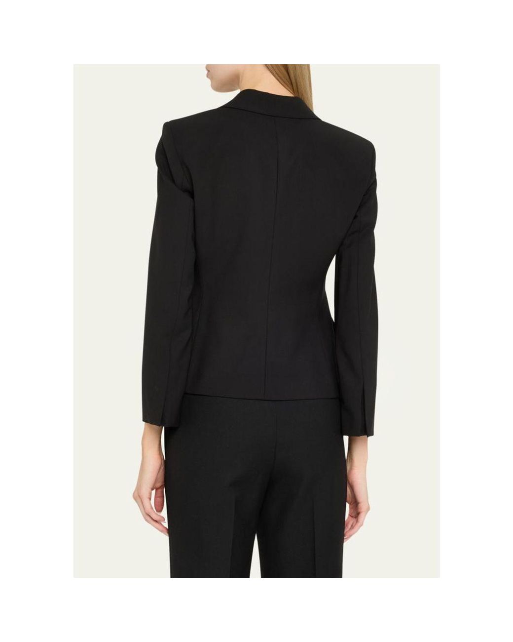 Theory Black Slim One-Button Jacket