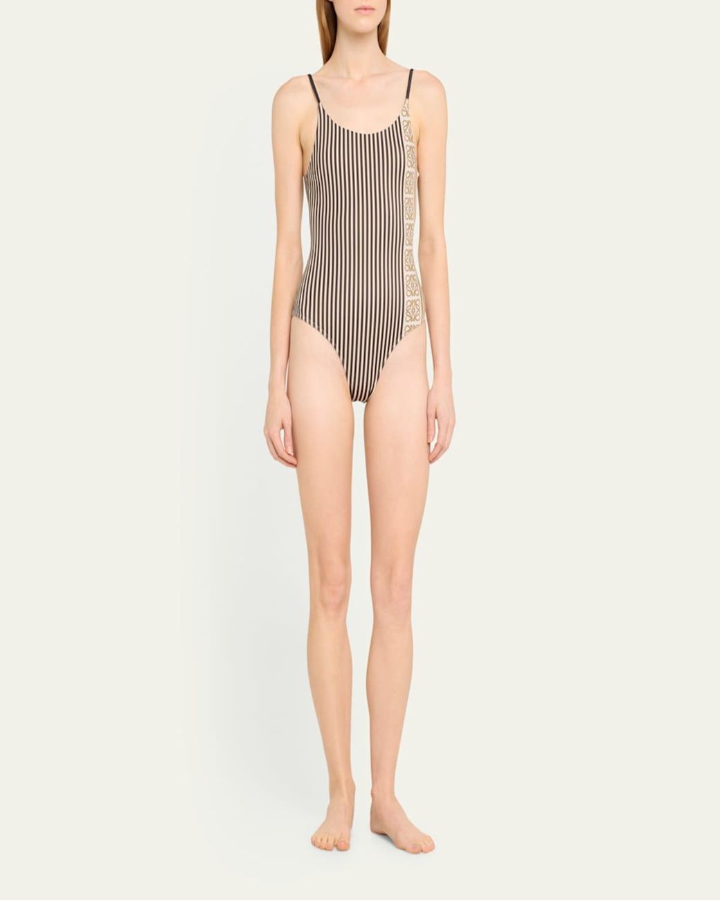 LOEWE PAULA'S IBIZA ワンピース LOEWE LOEWE x Paula's Ibiza Striped Logo One-Piece Swimsuit