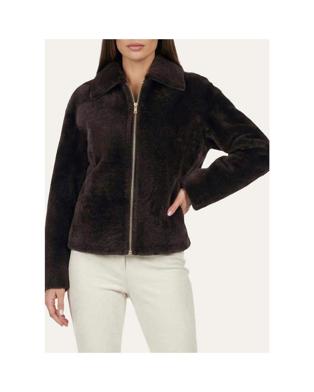 Gorski Black Select Shearling Lamb Jacket