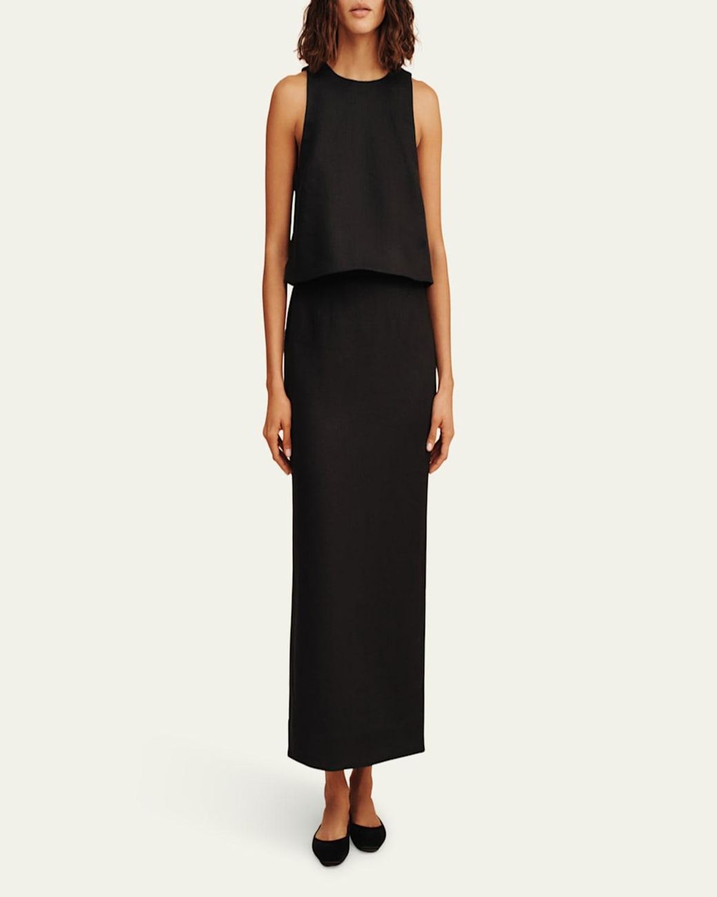 Posse Poppy Linen Crop Top in Black Lyst — free download