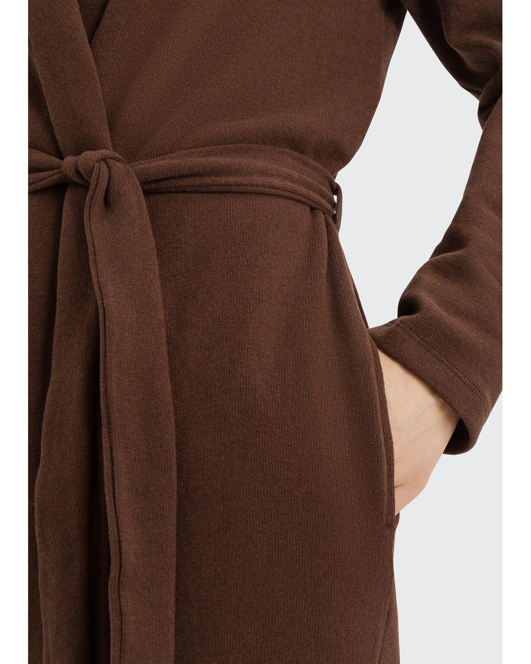 Hanro Easy Wear Robe in Brown | Lyst