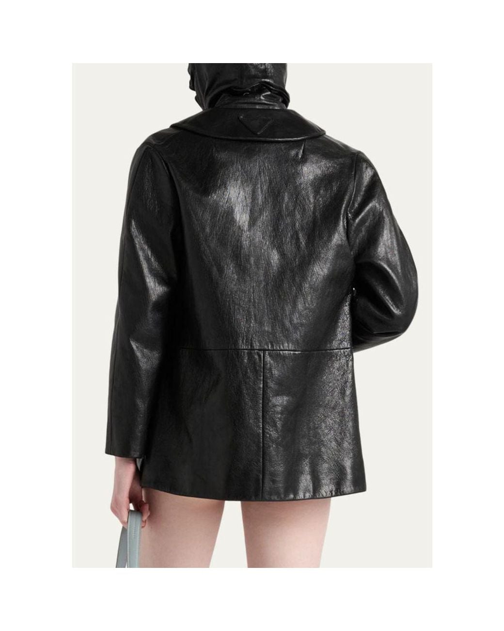 Prada Black Leather Jacket