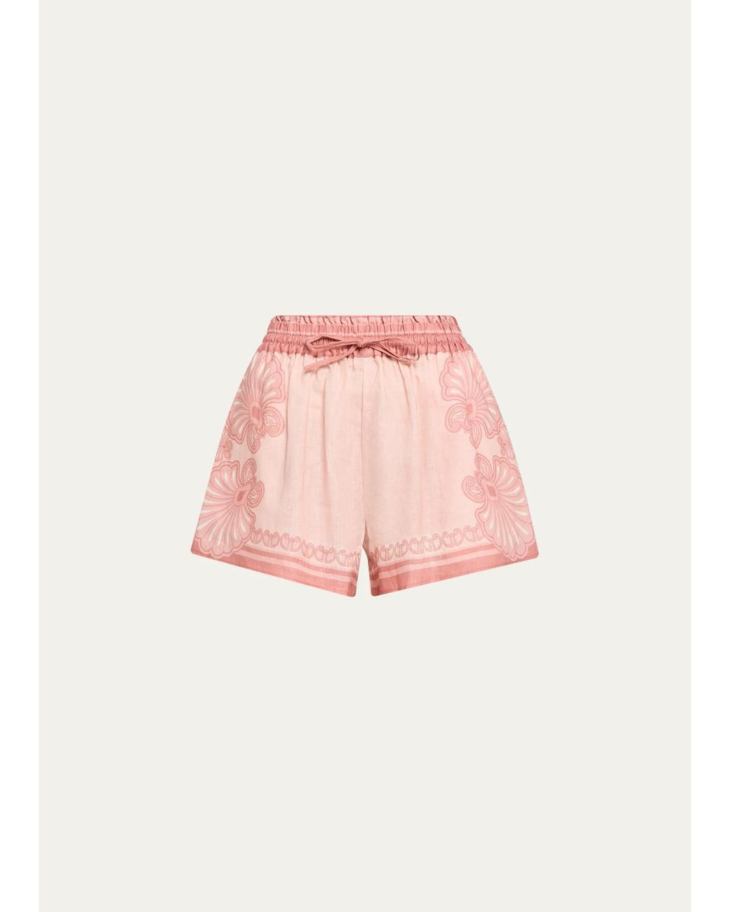 Shani Shemer Blue Carly Drawstring Shorts