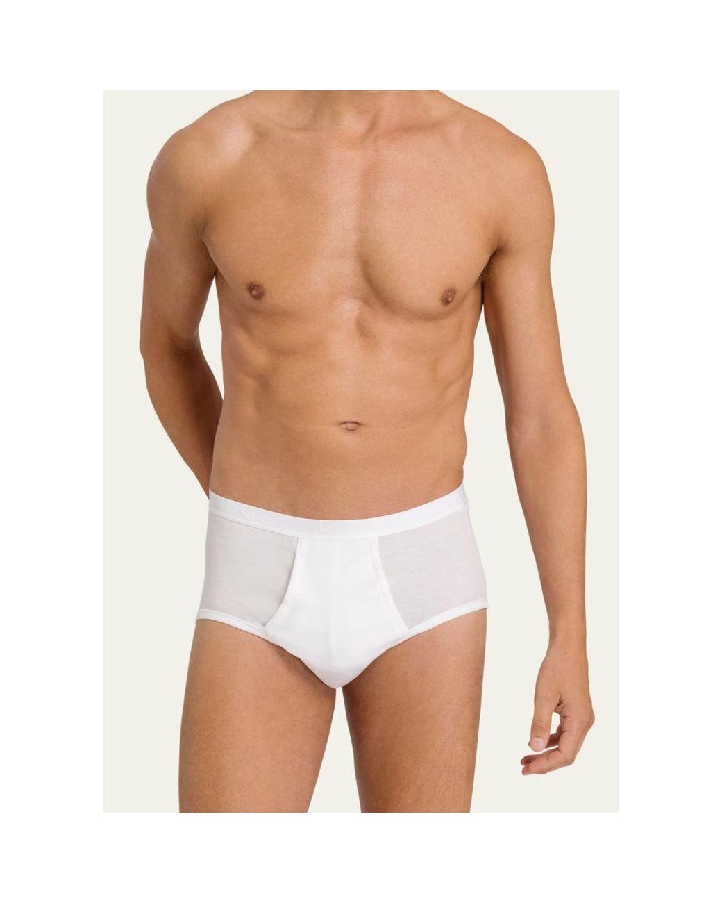 Hanro Natural Cotton Full Briefs for men