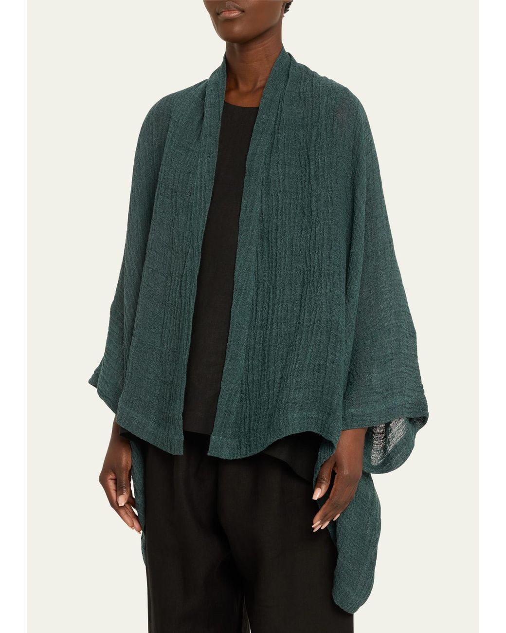 Short outlet shawl jacket