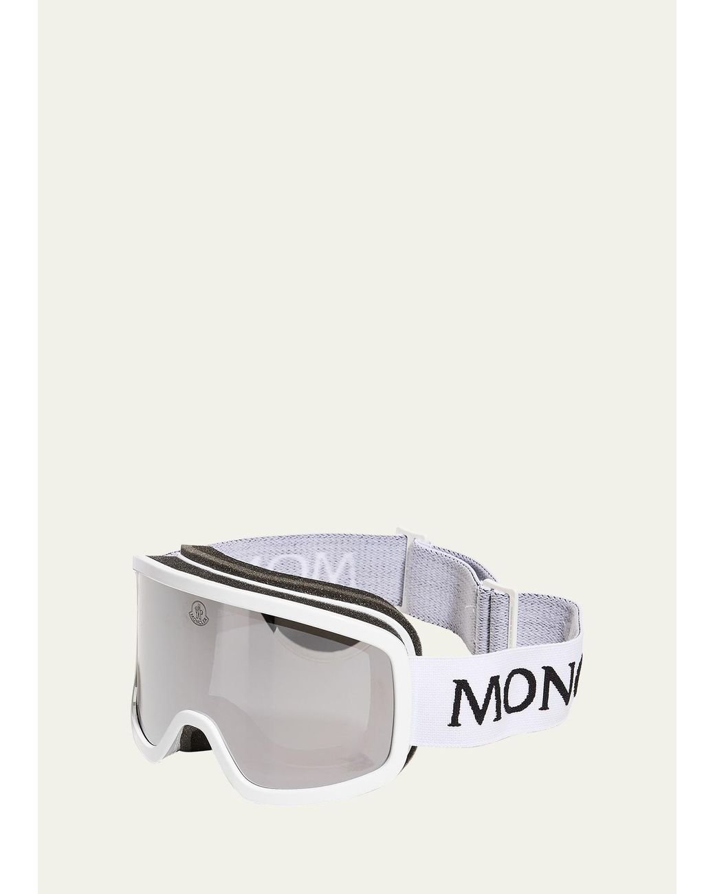 MONCLER LUNETTES Terrabeam Snow Goggles in Gray