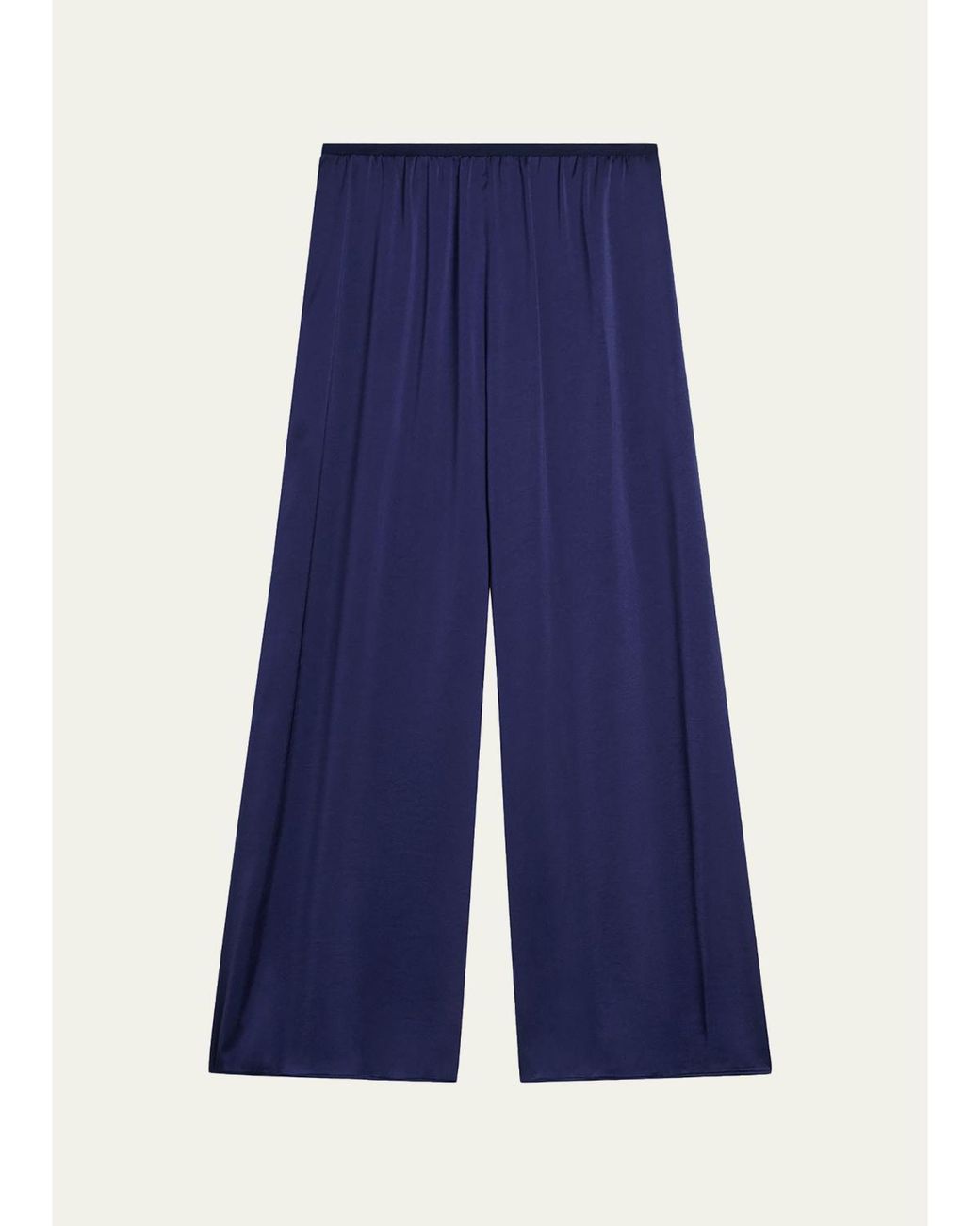 Theory Blue Fluid Cropped Pants