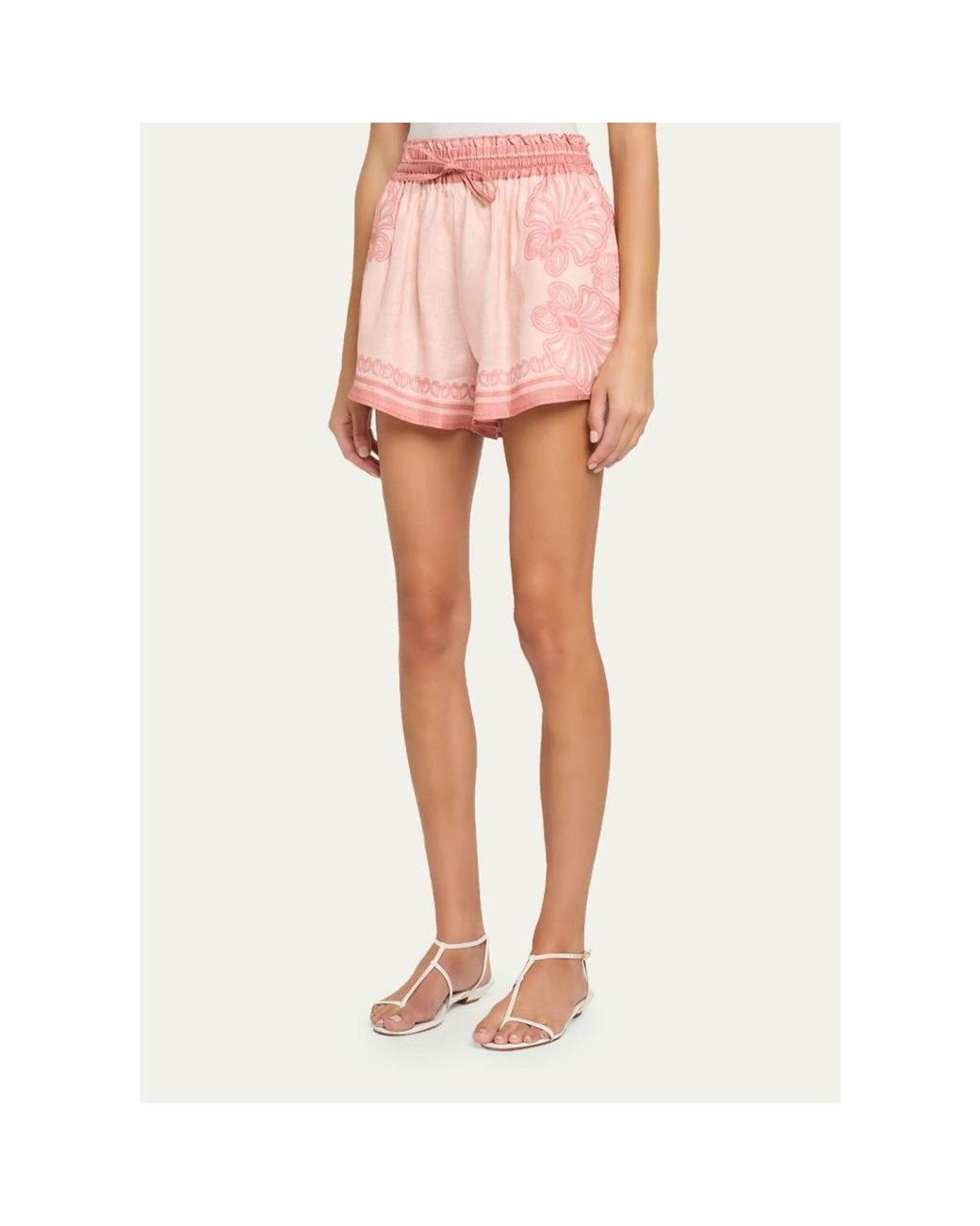 Shani Shemer Blue Carly Drawstring Shorts