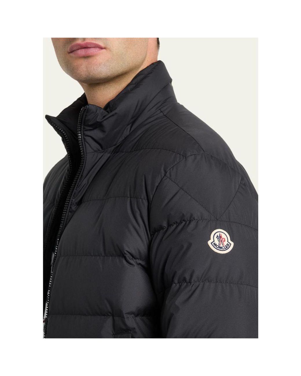 Moncler Blue Baudinet Puffer Jacket for men
