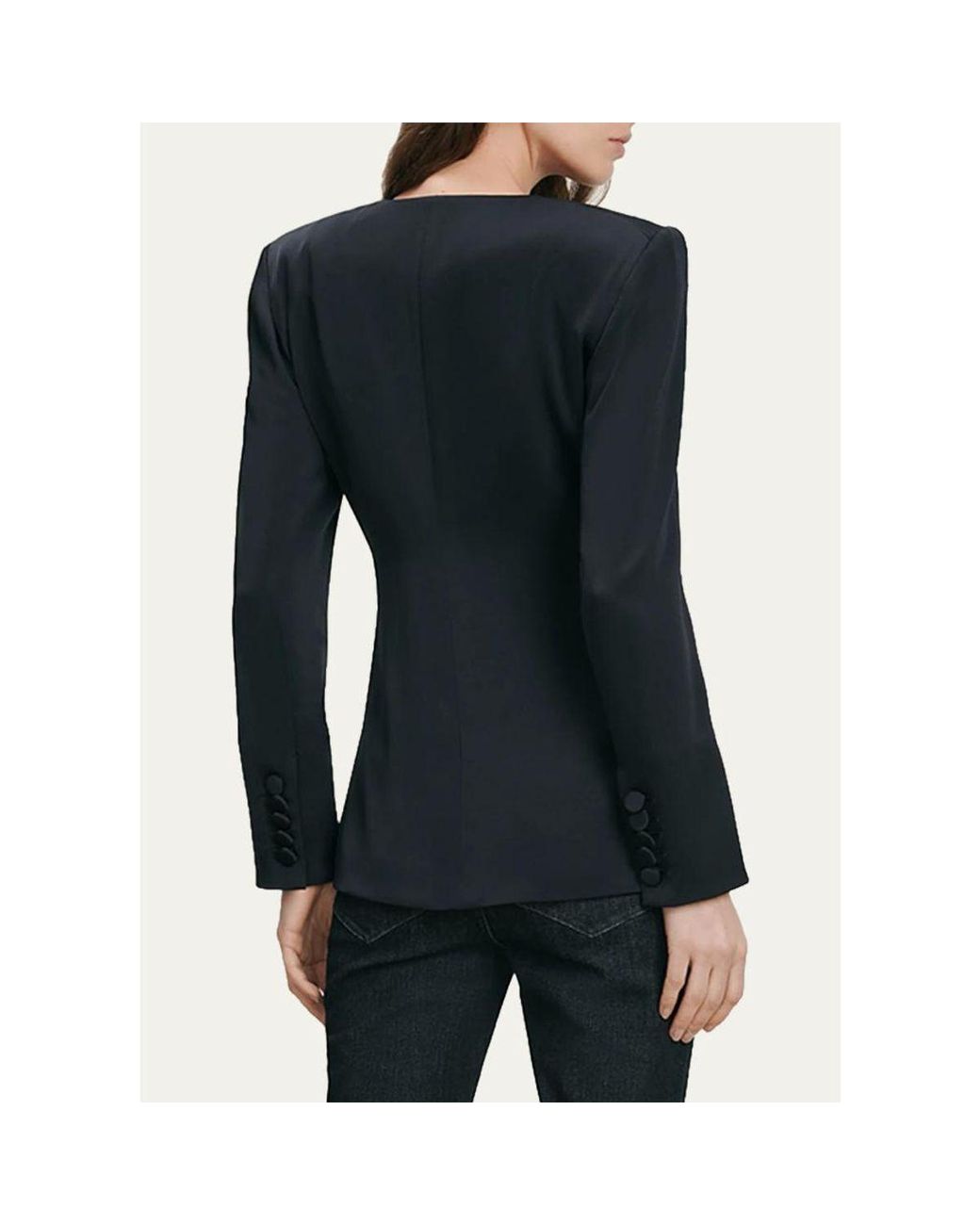 Veronica Beard Blue Wryllen Single-Breasted Jacket
