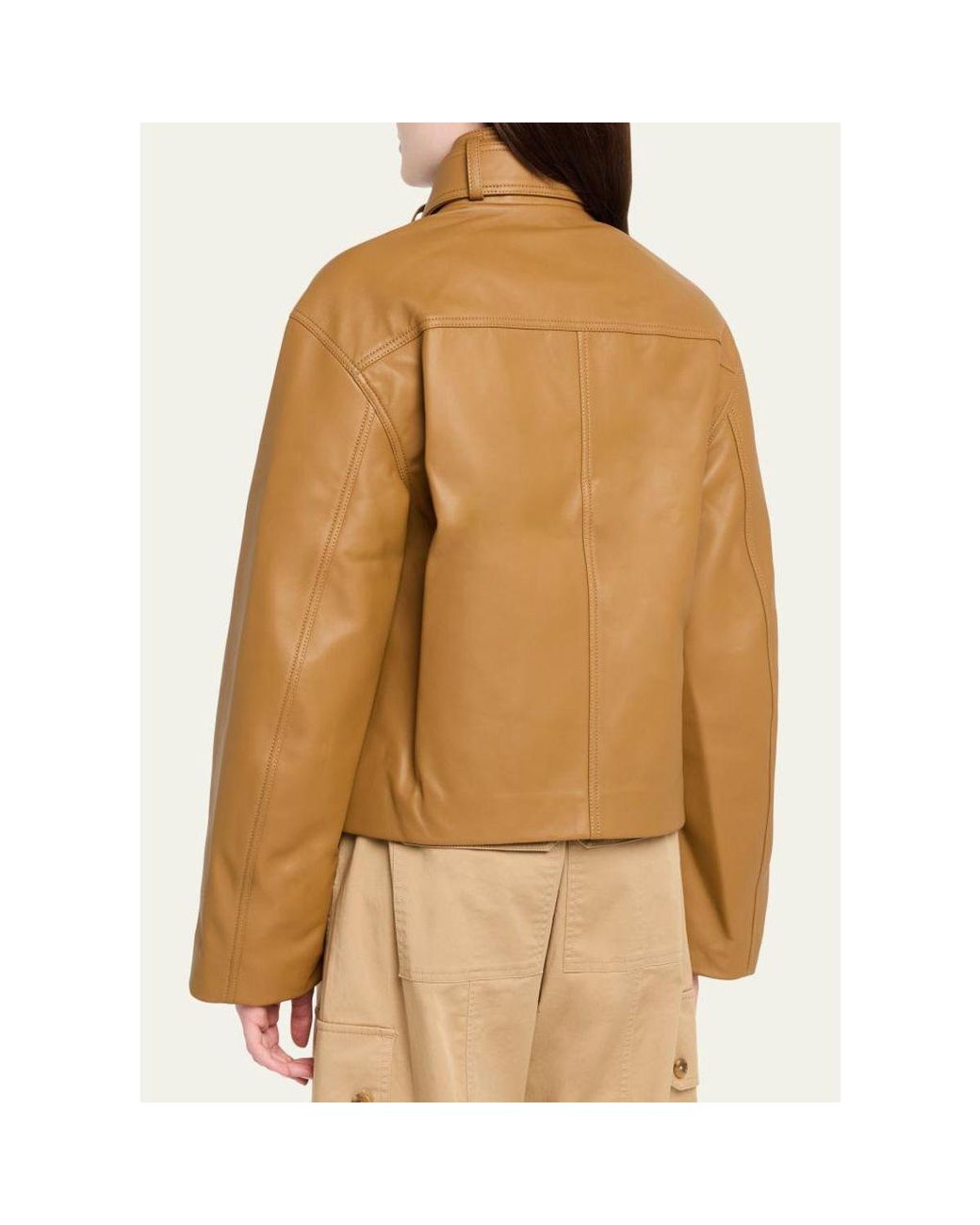 A.L.C. Natural Hudson Leather Jacket