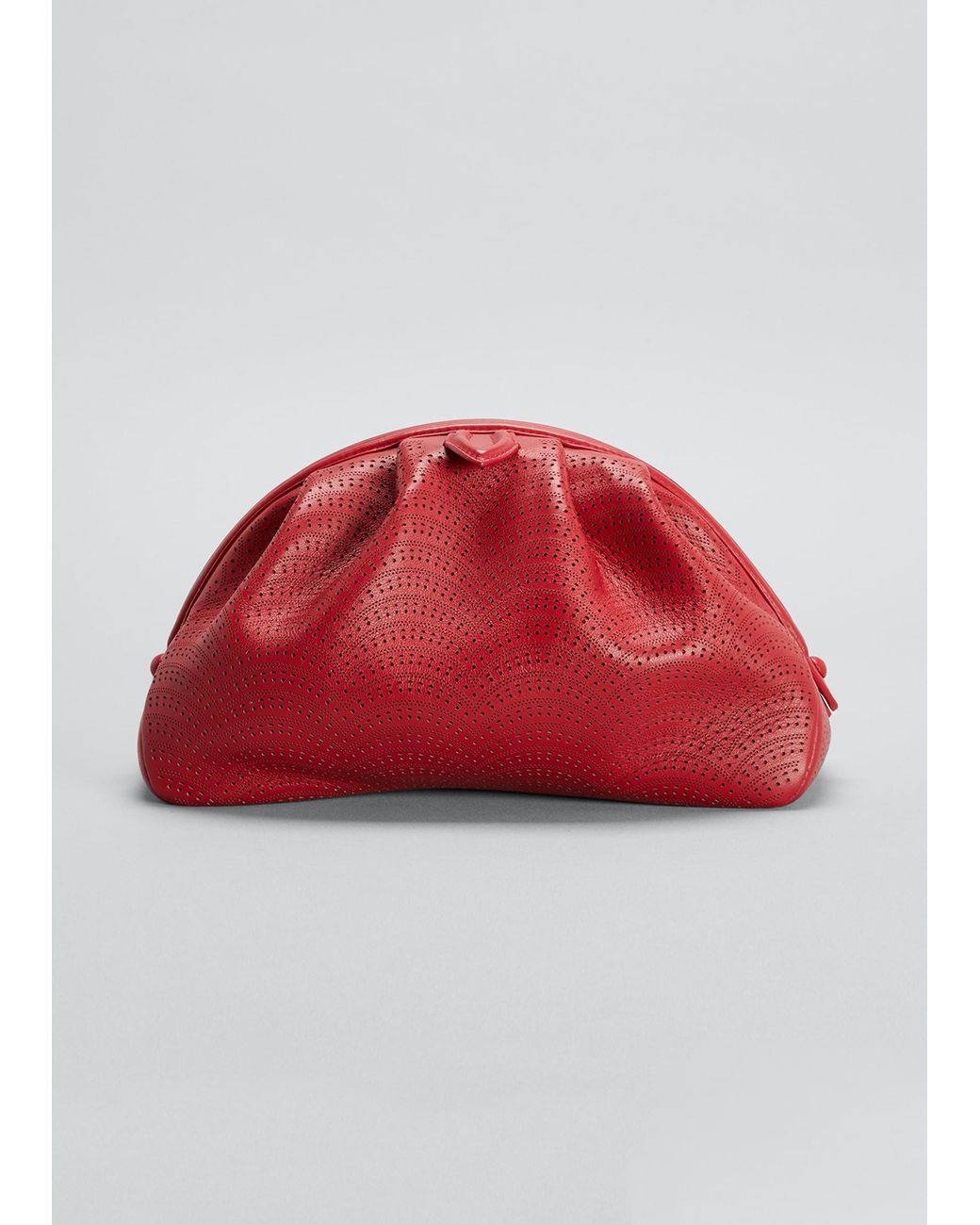 Alaïa Samia 26 Lasercut Clutch Bag in Red Lyst