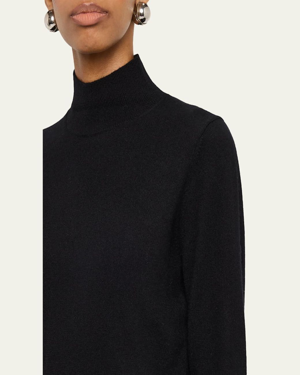 Vince Black Cashmere Turtleneck Sweater