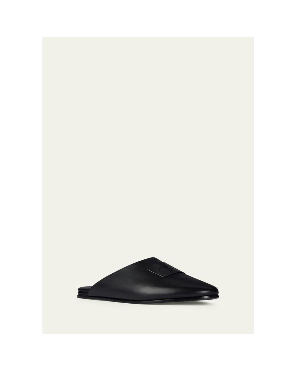 Givenchy White Label Leather Mules