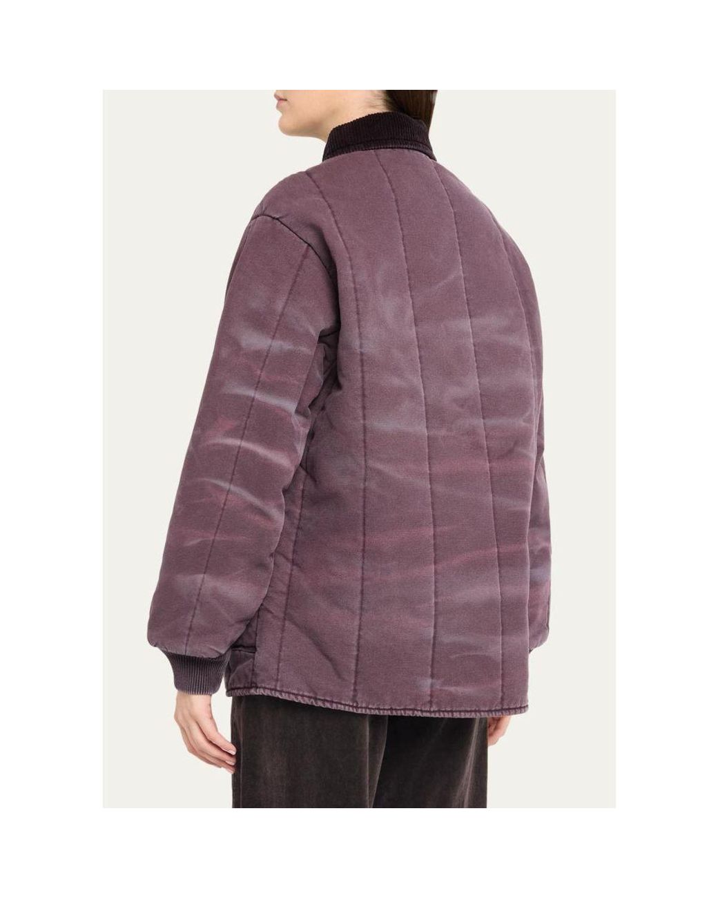 6397 Purple Reversible Freezer Jacket