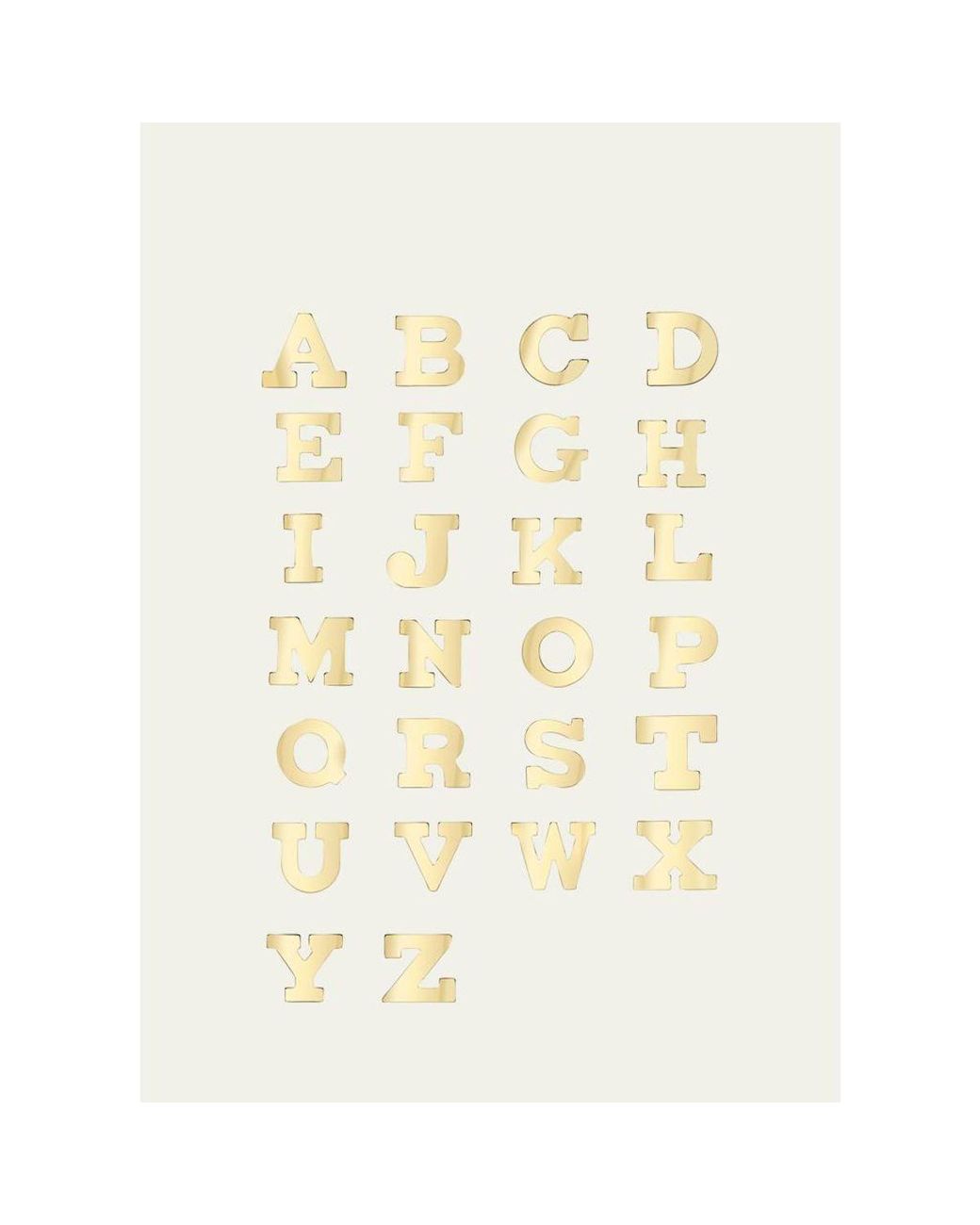 Zoe Lev Natural 14K Initial Pendant
