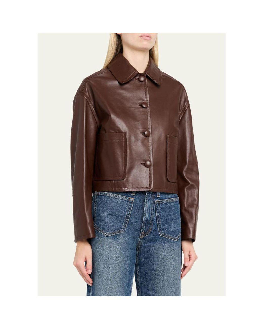 A.L.C. Brown Brooks Leather Jacket