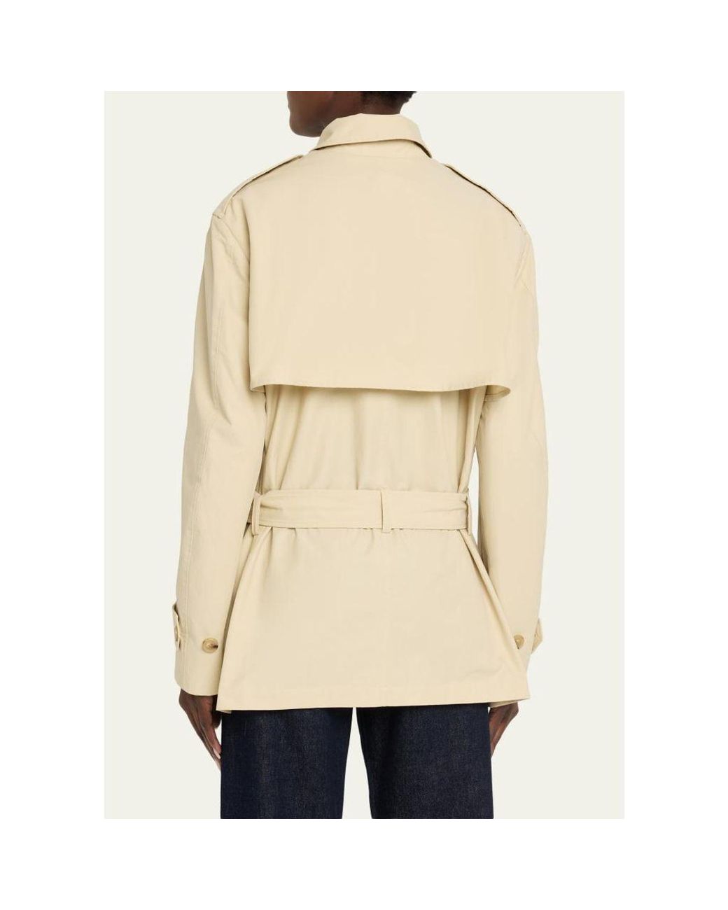 Vince Natural Cotton-Blend Short Jacket