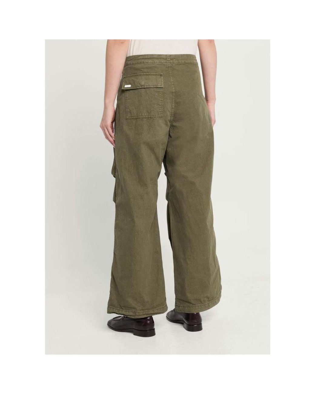 Re/done Green Outer Mid-Rise Slouchy Drawstring Pants