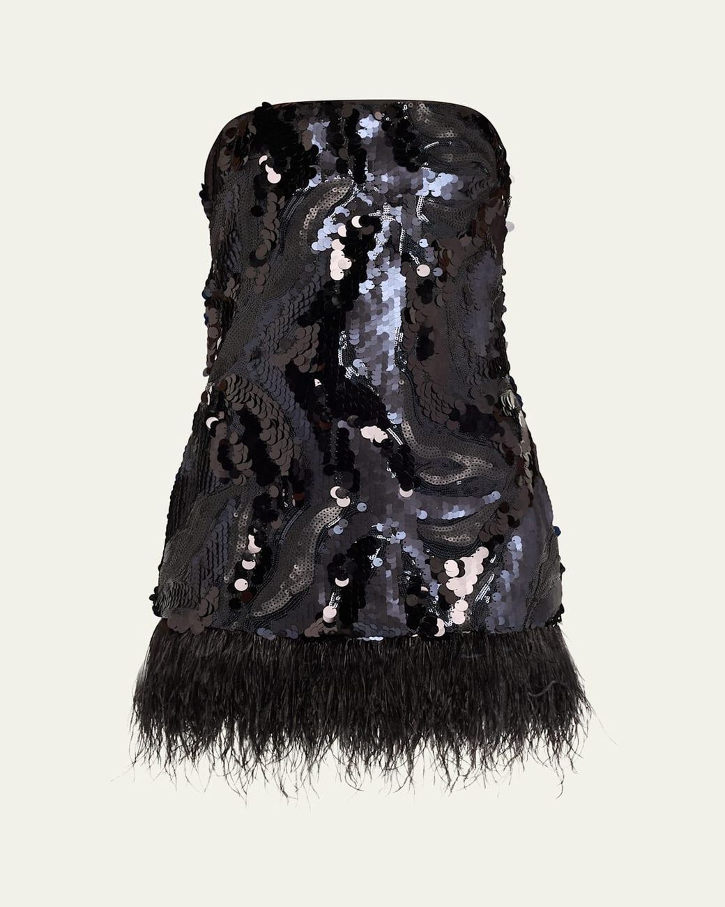 jenna ortega black mini dress Party Plans Feather Bodysuit in Black  Impressions Online Boutique