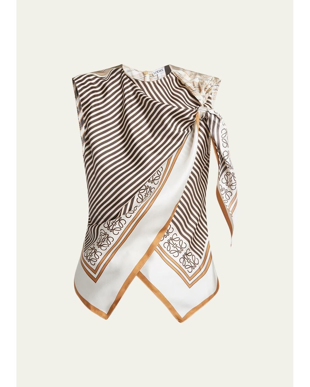 loewe-LT-BEIG-MU-Layered-Scarf