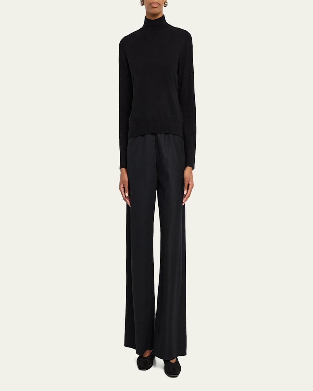 Vince Black Cashmere Turtleneck Sweater