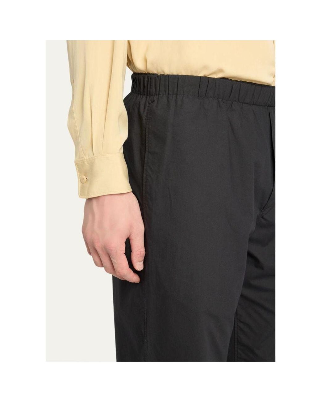 The Row Black Pascale Technical Drawstring Pants for men