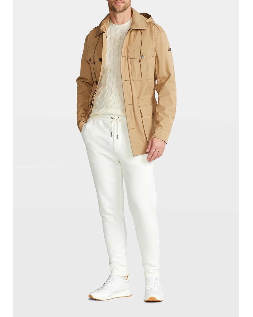 Ralph Lauren Purple Label Hartridge 4pocket Utility Jacket in White