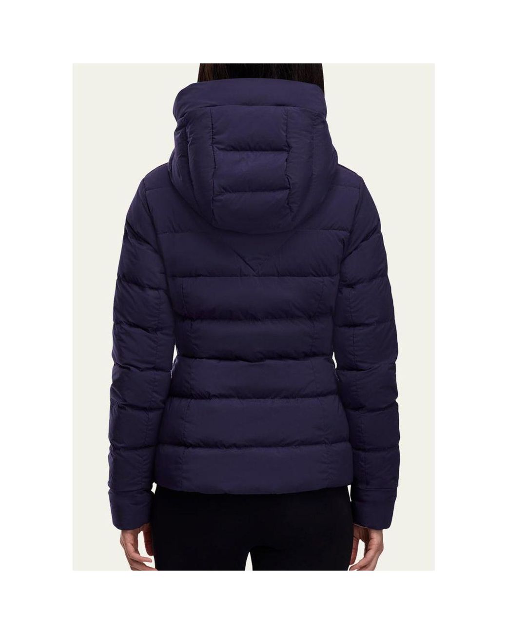 Canada Goose Blue Clair Hooded Down Puffer Jacket
