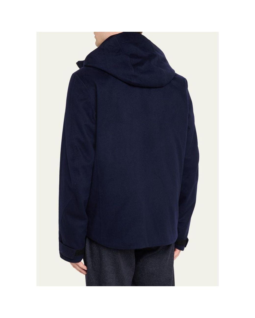 Sease Blue Balma Cashmere Jacket for men