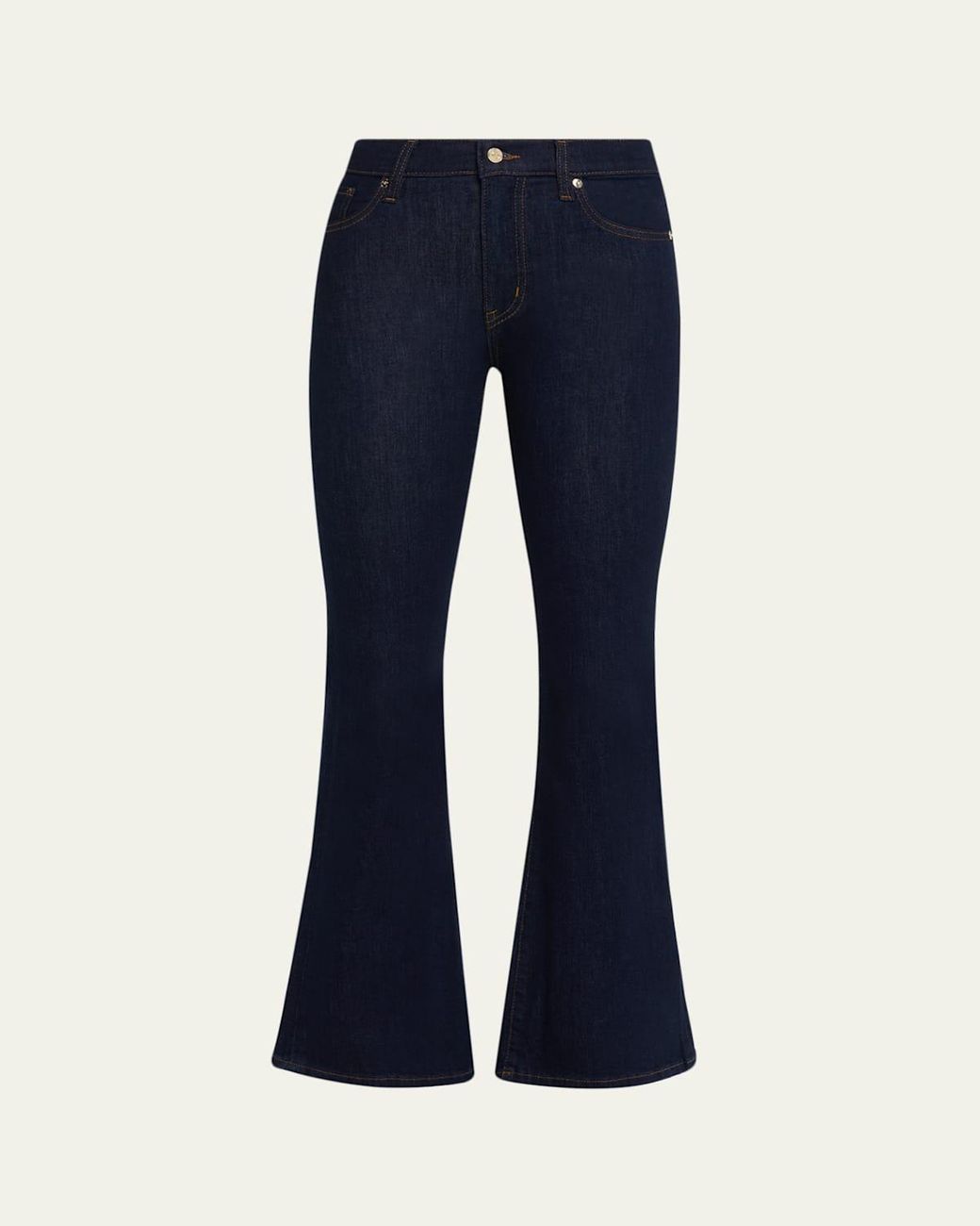 FRAME The Icon Flare Jeans in Blue | Lyst