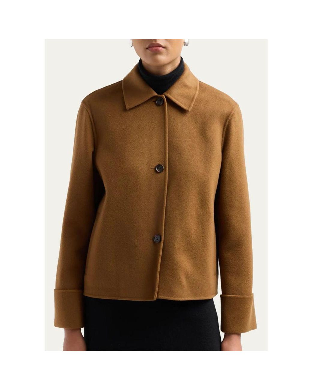 Theory Natural Boxy Cuffed Jacket