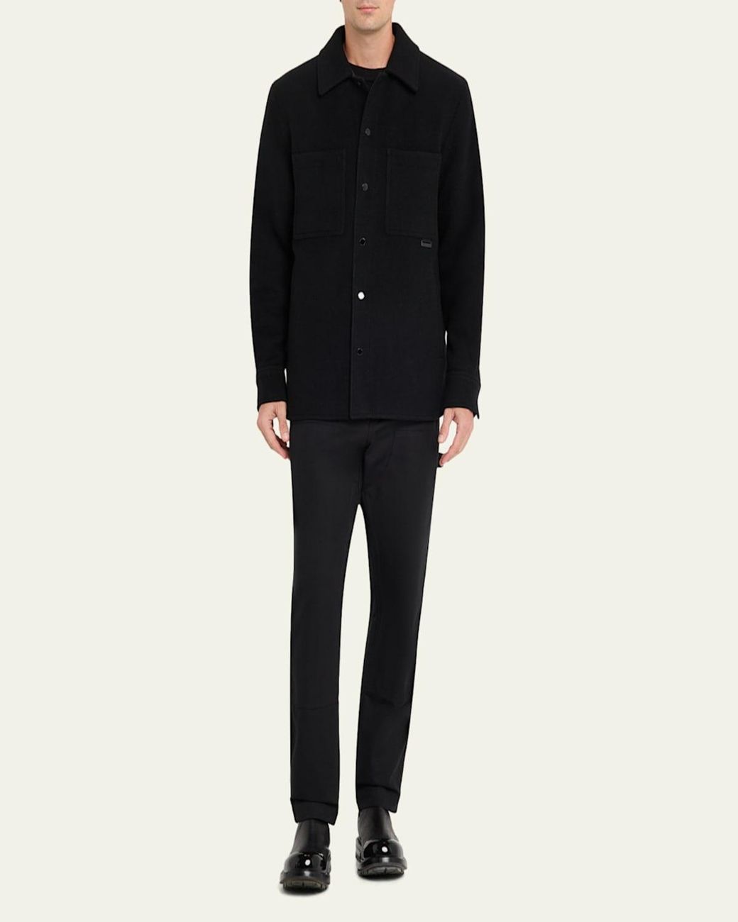 Canada Goose Blue Atkinson Snap-Front Shirt Jacket for men