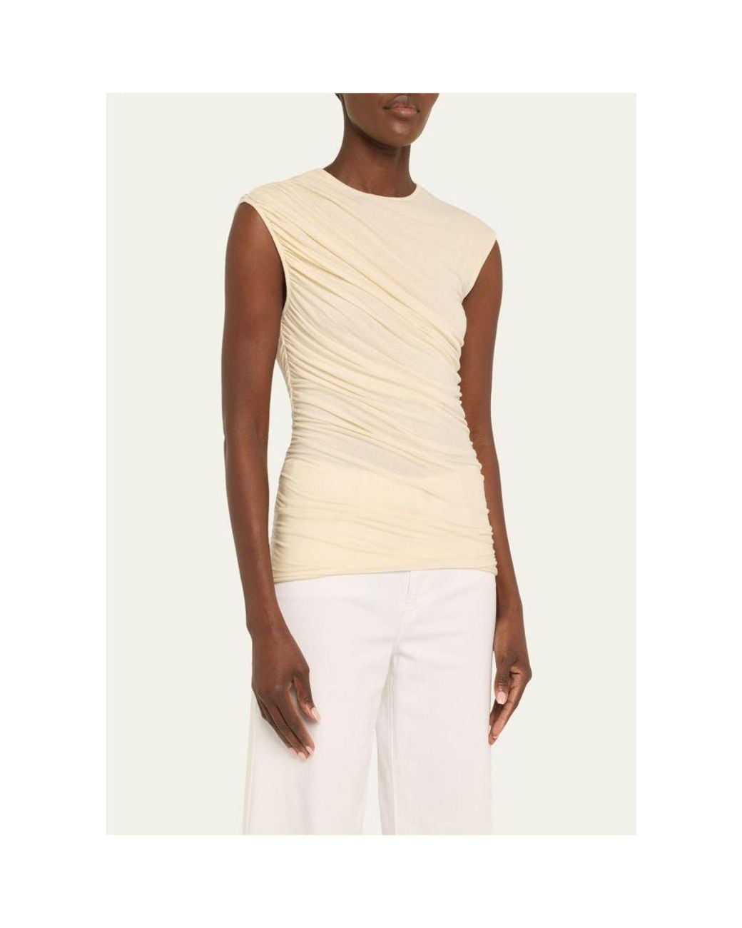 Agolde Natural Ester Twist Tank Top